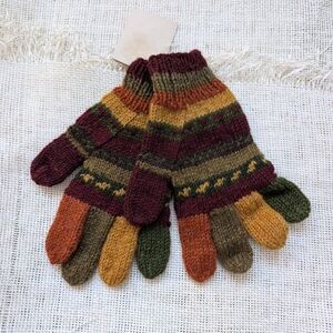 Lost Horizon Nepal Boho Wool Gloves